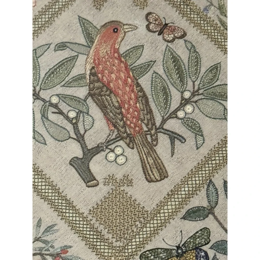 Pimpernel Rare Embroidery Pattern Cork Back Placemats Set Of‎ 6 In Box 9x12